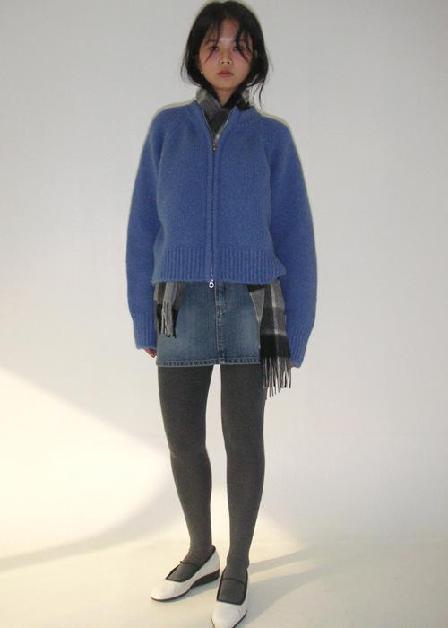 two way fur cardigan