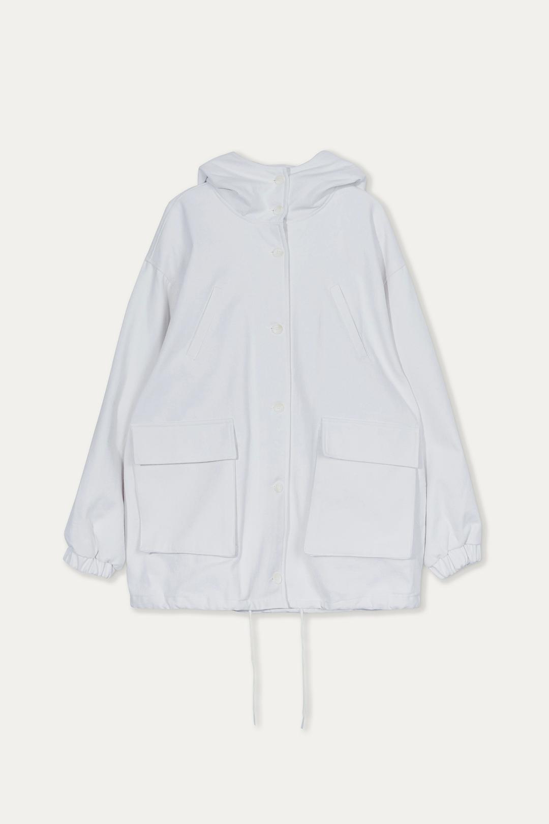 SAFARI HOODED JACKET WHITE