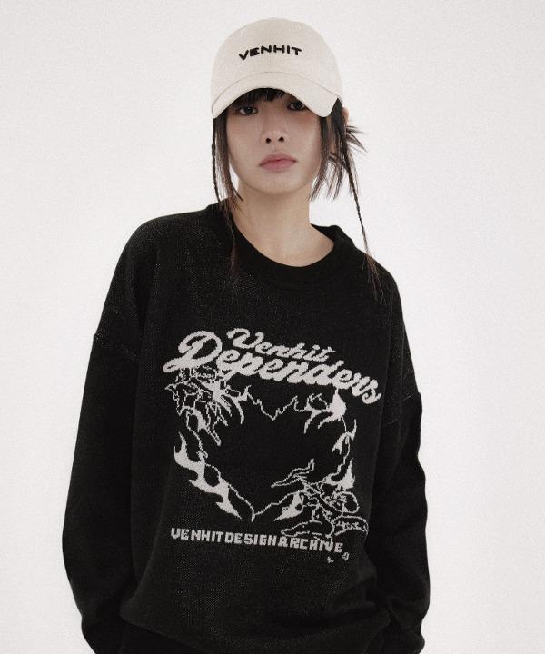 DEPENDERS 자카드 니트[BLACK]