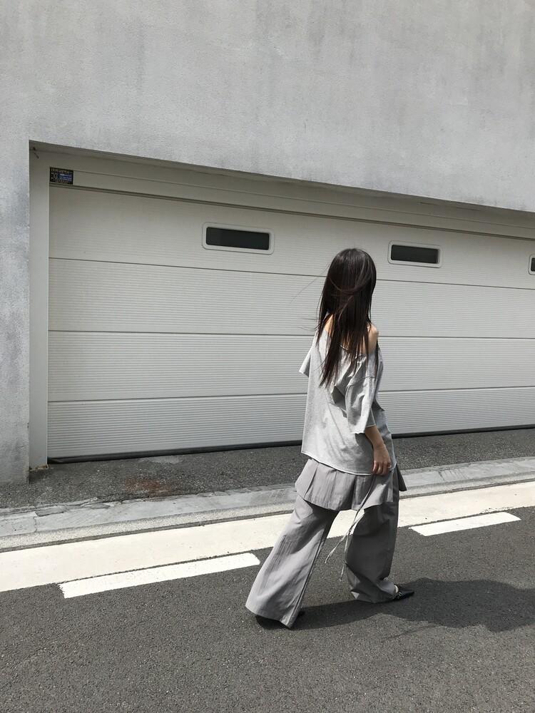 튜프티 frayed boatneck T ​​​​(3c)