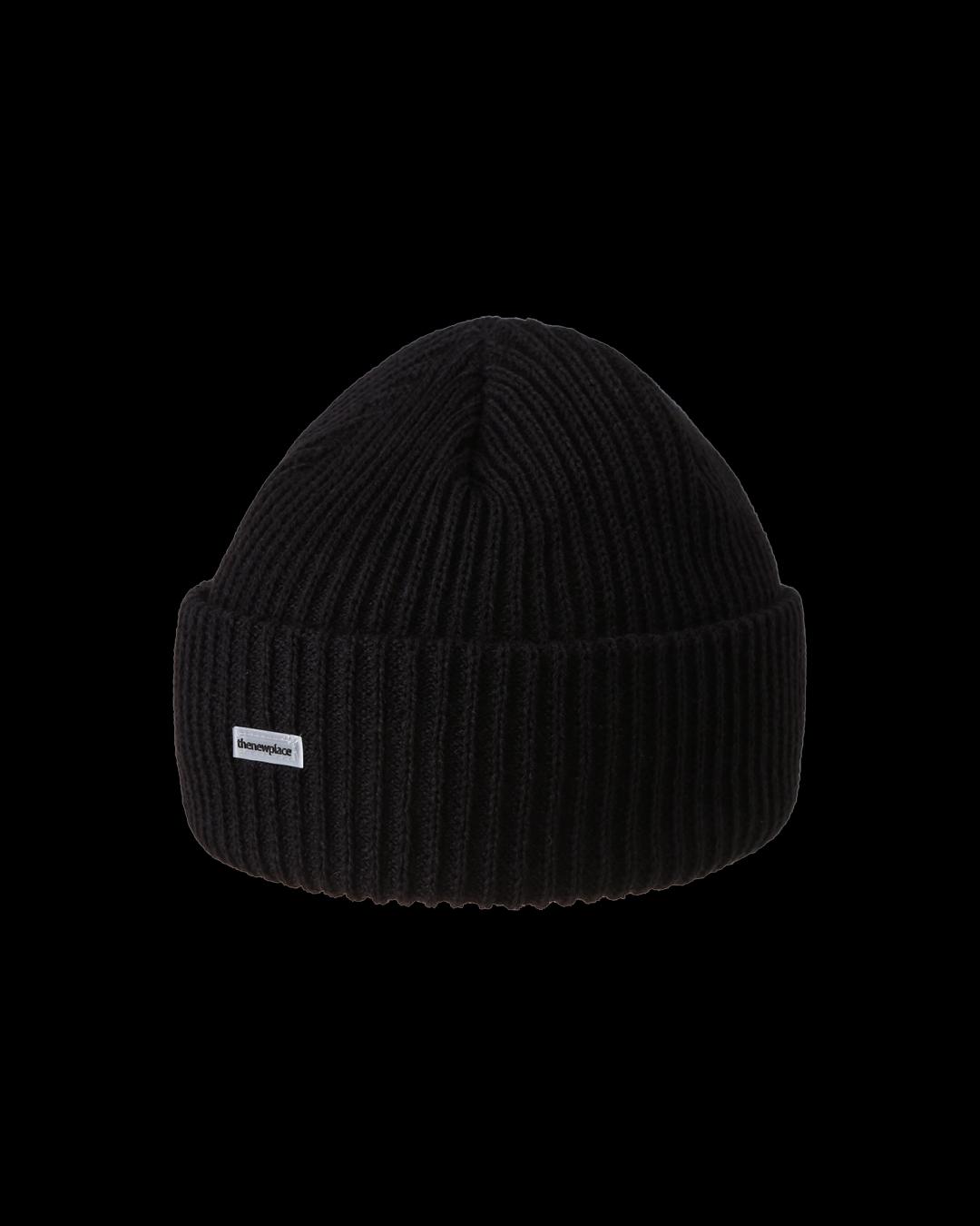 티엔피 루버 라벨 비니 블랙 TTTFAACU54BKOS | 카시나 KASINA