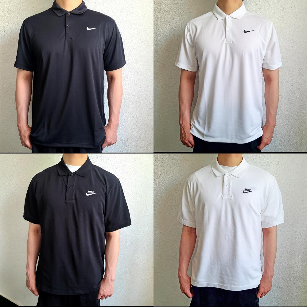 나이키 조던 카라티 폴로 매치업 기능성 반팔티 블랙 화이트(국내매장판)