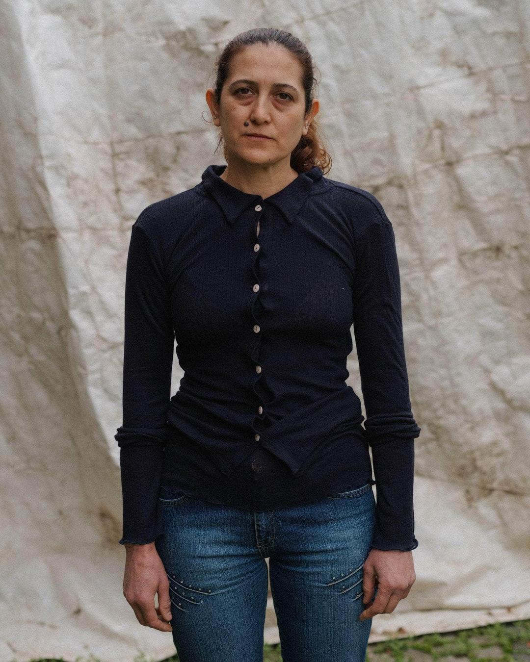 <tc>Cosme</tc> <tc>셔츠</tc> - MURANO NAVY / XS