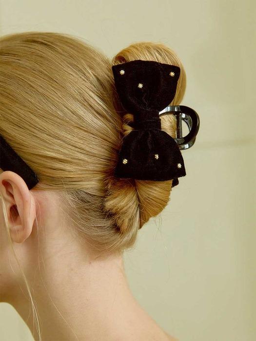 스톤 리본 집게핀 JP-23-368CC