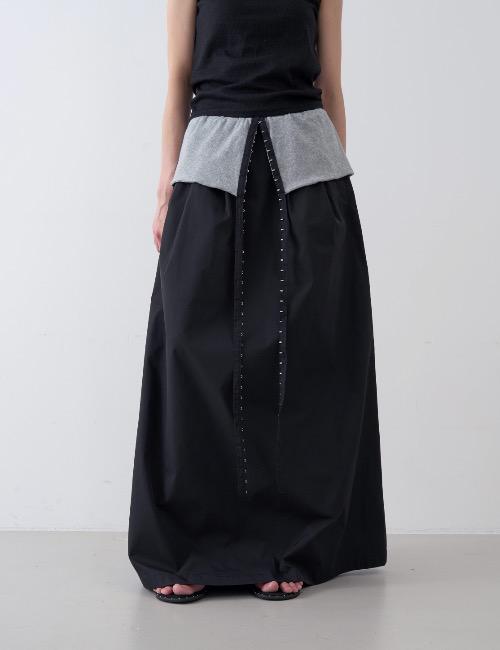 corset fold hook long skirt