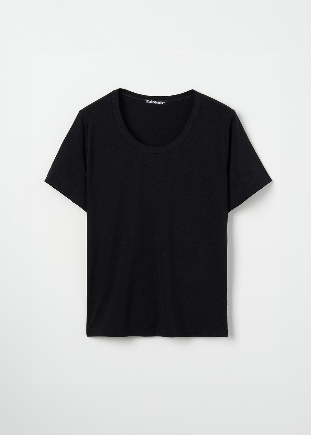 Scoop Neck Short-sleeved shirt