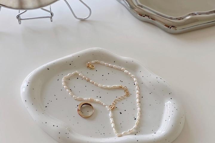 클라우드 세라믹 악세사리 트레이 2colors