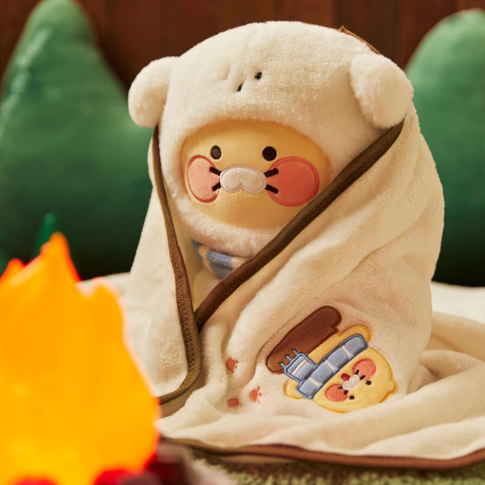 "인형과 담요를 한번에" 플루피프렌즈 인형담요_춘식이