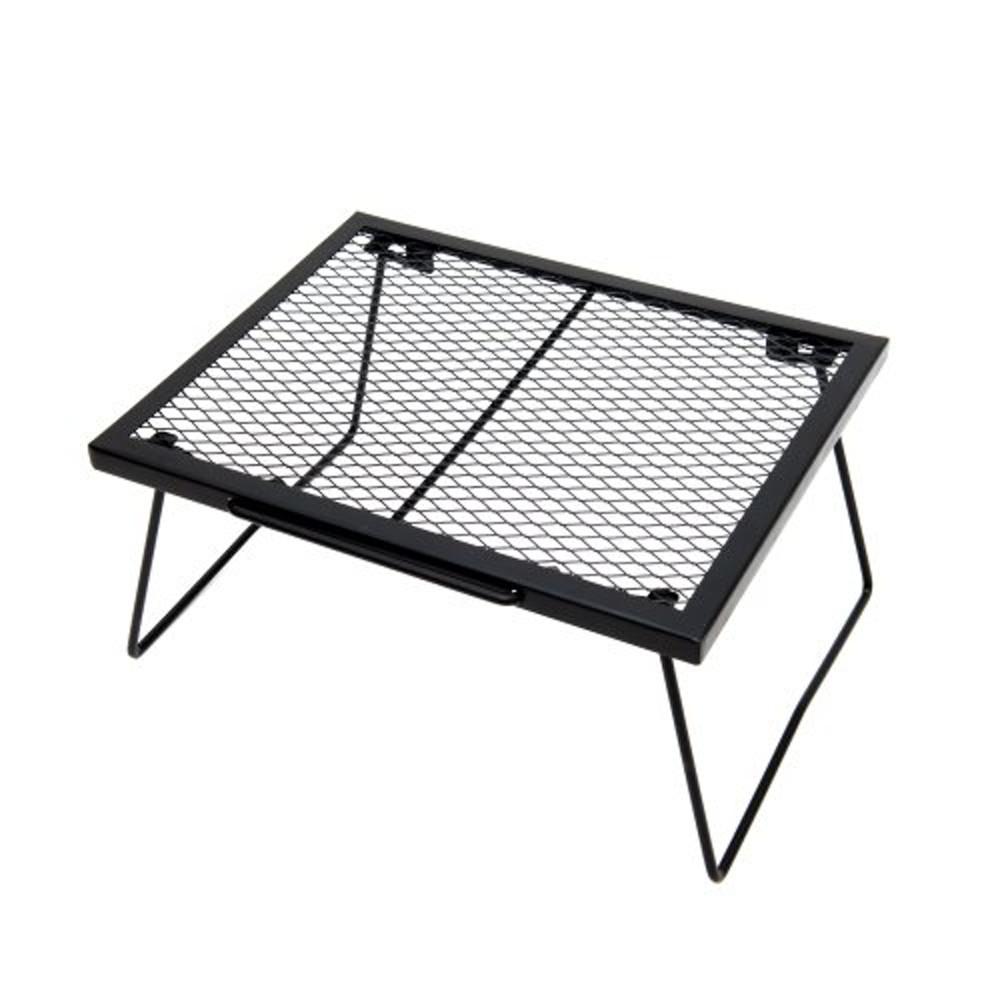 블랙 터프 스틸 메쉬 테이블 쿨러받침대 화로대받침대