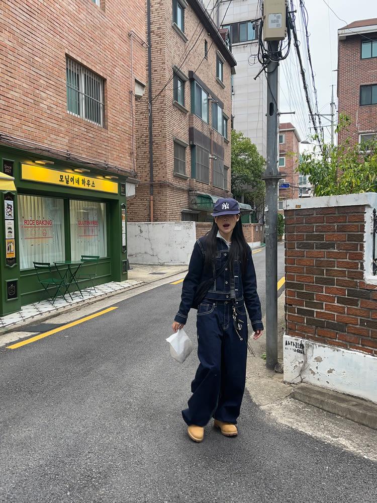 [MD pick!] 강추(1 color) 딥 스티치 생지 데님 팬츠 Deep Stitch Raw Denim Pants