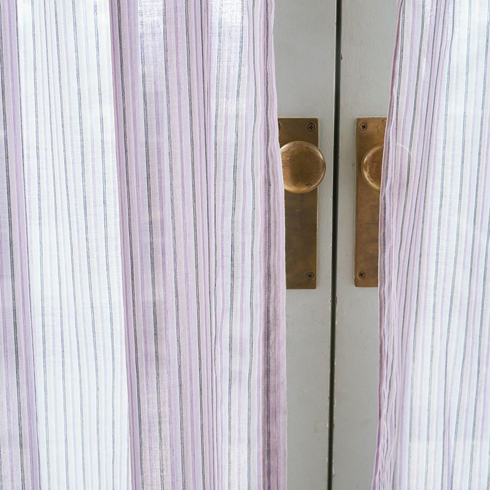 가리개 커튼 - 블루밍 레이어드