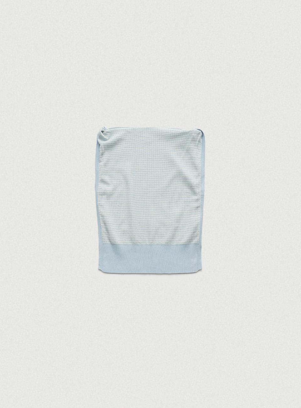 Twist Sleeveless Knit Top_Sky Blue