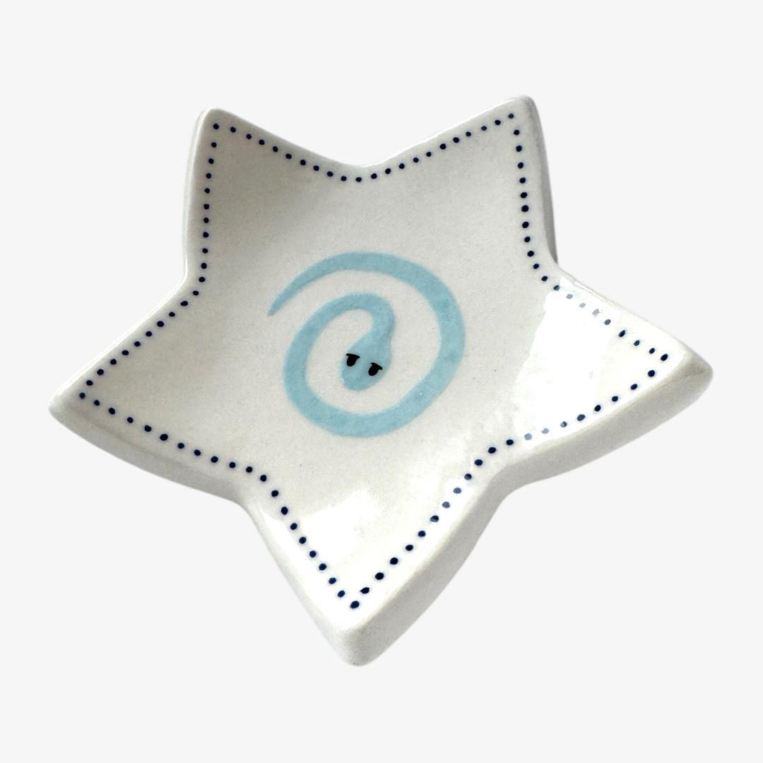 Dreamy blue snake tray