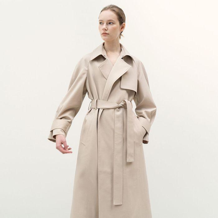 Simple Trench Coat Hazelnut