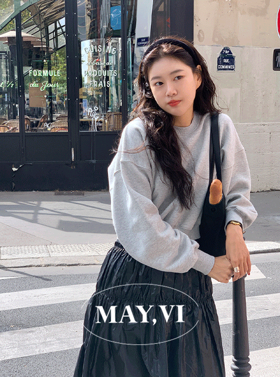 [스프링세일/Mayvi/오늘출발] Cici 어텀로고 맨투맨 (4 color)