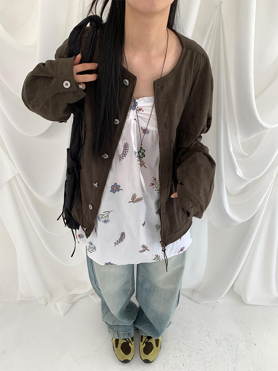 OH suede jacket (2color)