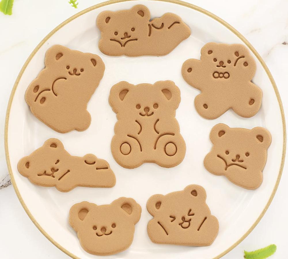 곰돌이 곰인형 곰 쿠키틀 쿠키커터 베이킹 / 동물 비스킷 금형 가정용
