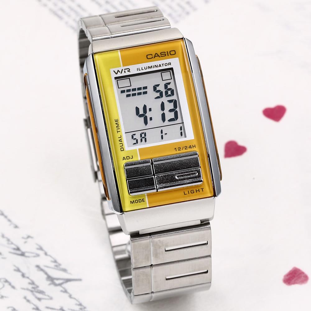 카시오 LA-201W-9A 디지털 캐주얼 데일리 스포츠 패션 여자 메탈시계