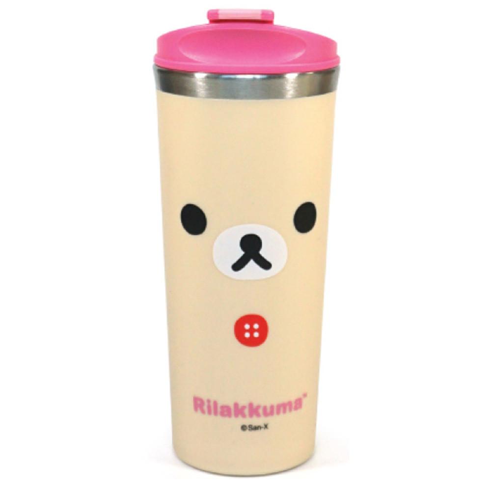 리락쿠마 스텐텀블러 430ml-핑크