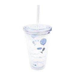 언더더씨 투명빨대컵 500ml