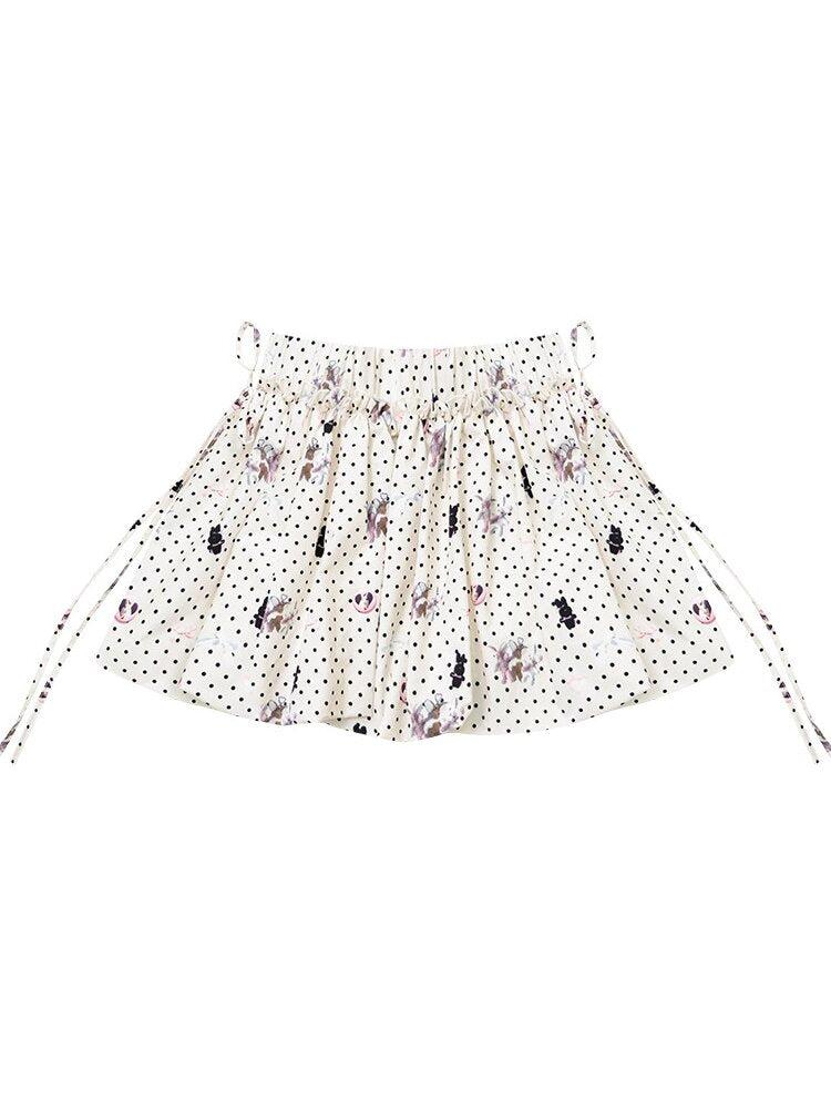 Rabbit Polka Dot Bud Pocket Skirt【s0000016624】