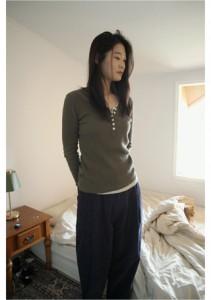 에프터먼데이 golgi button V-neck T-shirts (10colors)