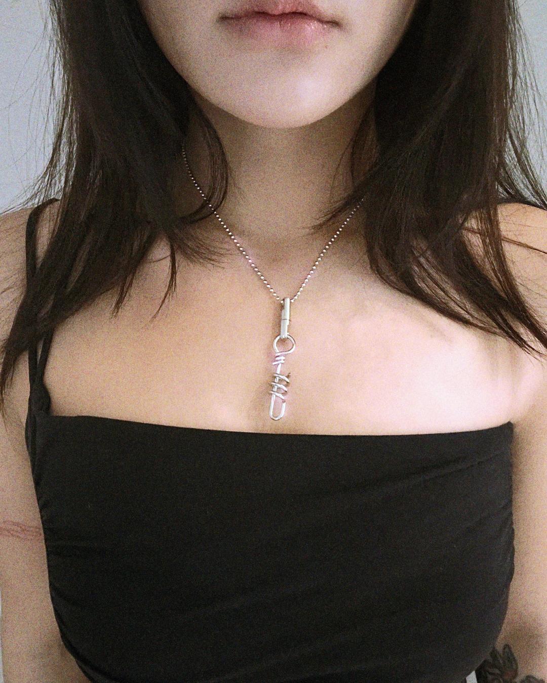 Snap Swivel Necklace