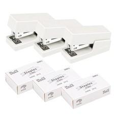 심플 파스텔 스테이플러 + 전용 심 640p x 3개 세트