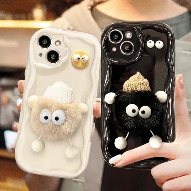 [아이폰미니/16/갤럭시] 포근 폼폼 케이스/스마트톡