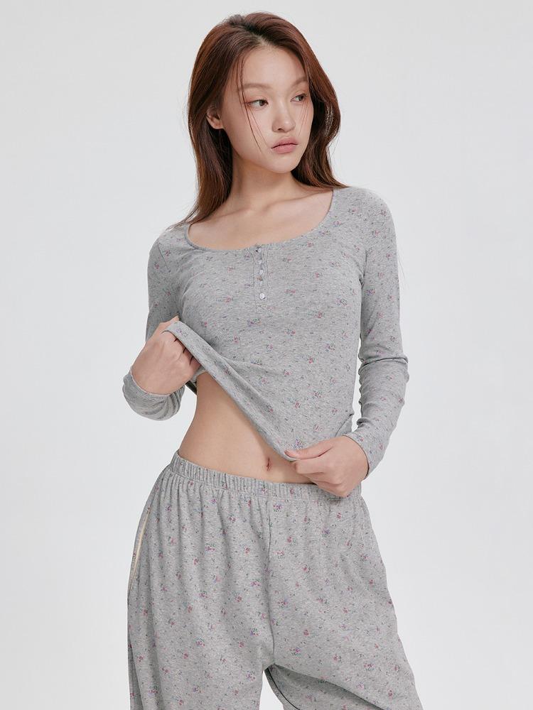 로리 긴팔 탑 + 팬츠 SET