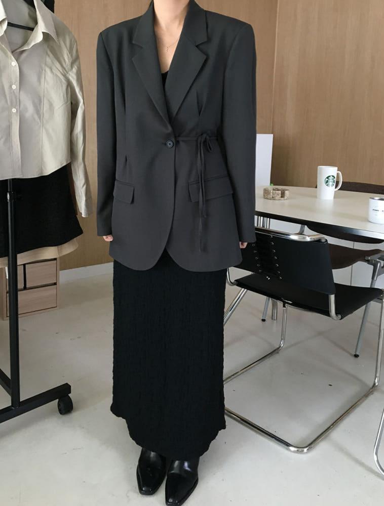 도버 스트랩 쓰리웨이 하프 자켓 (2color)