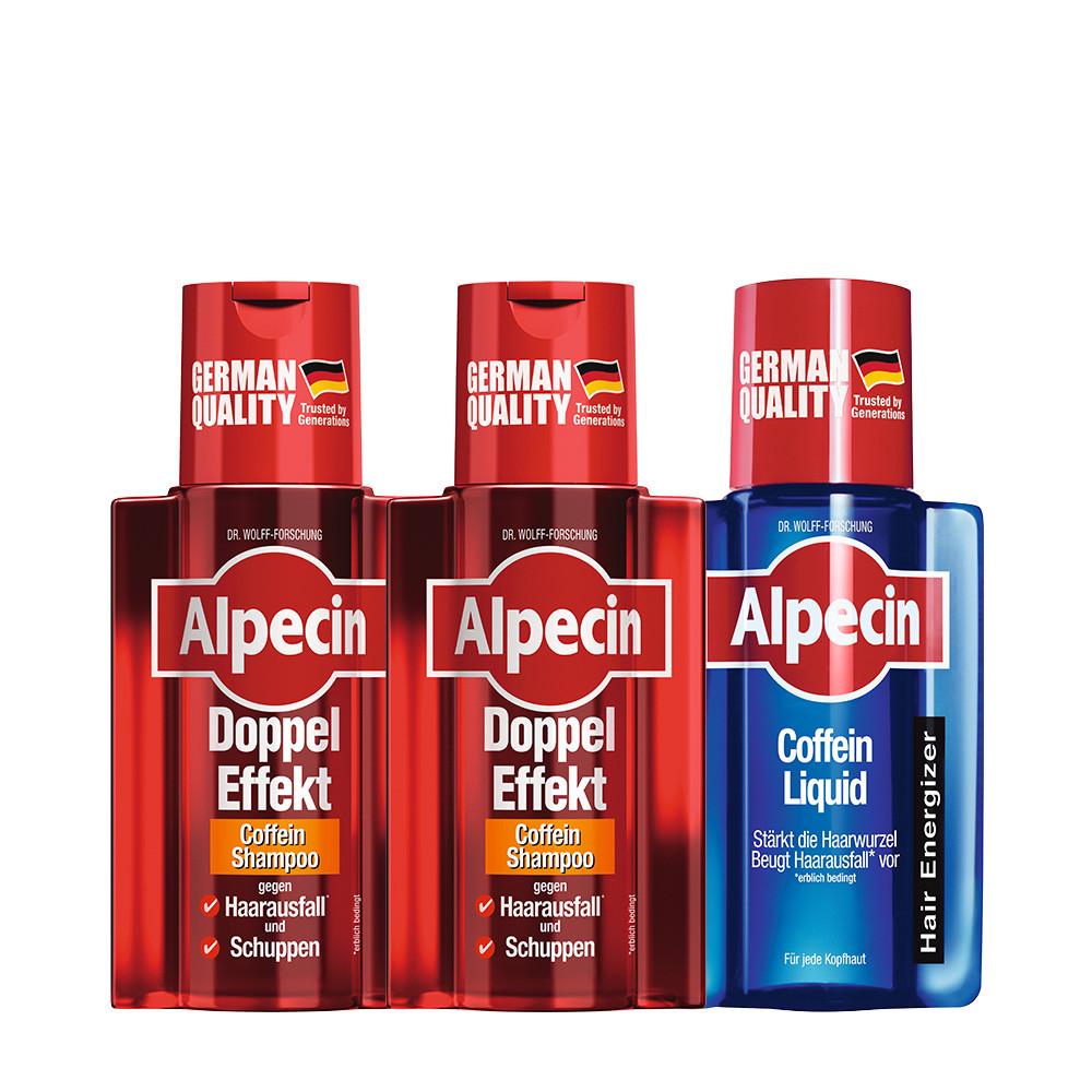 알페신 더블 이펙트 카페인 샴푸 200ml X 2개 + 리퀴드 200ml 1개