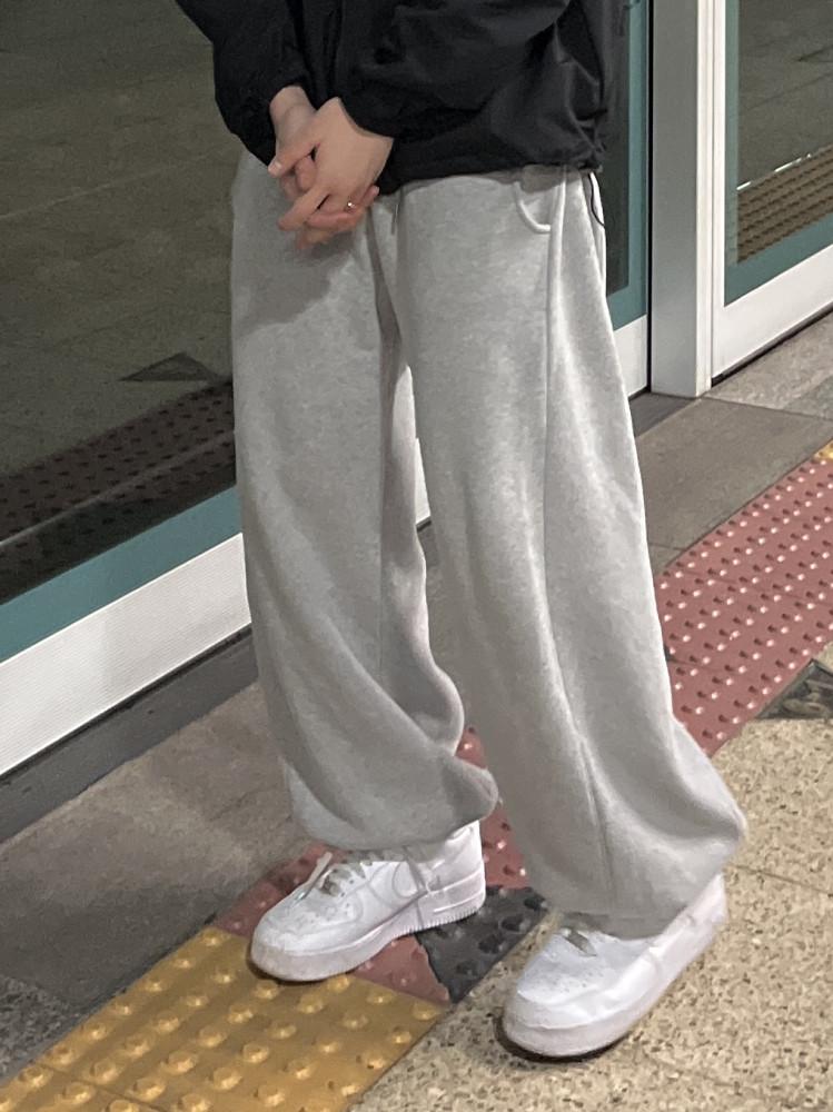 (주문폭주) 사이드 핀턱 오버 조거 팬츠 (2 Color)