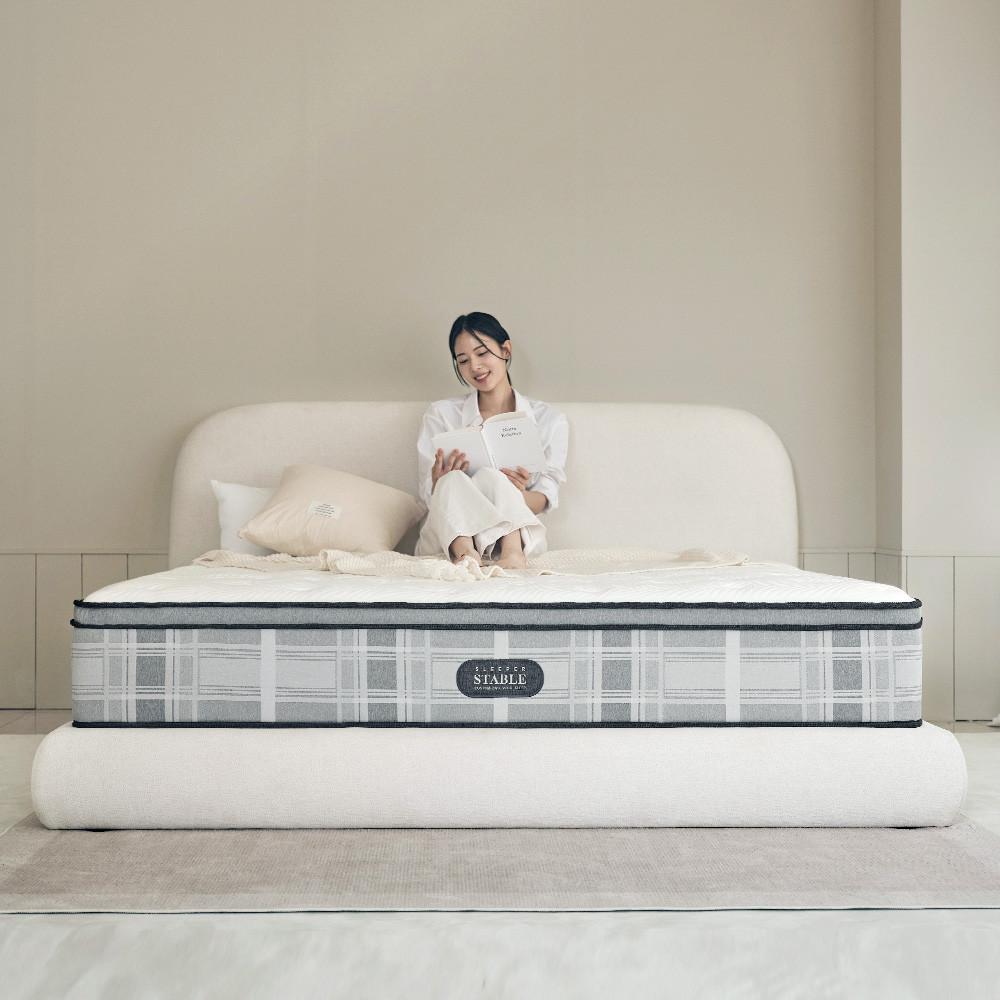 슬립퍼 티라 침대프레임 저상형 호텔 호텔형 패브릭 라지킹 LK 사이즈 침대