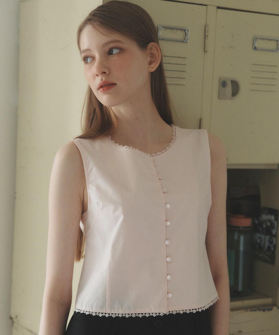 Giselle Lace Top ( Babypink )