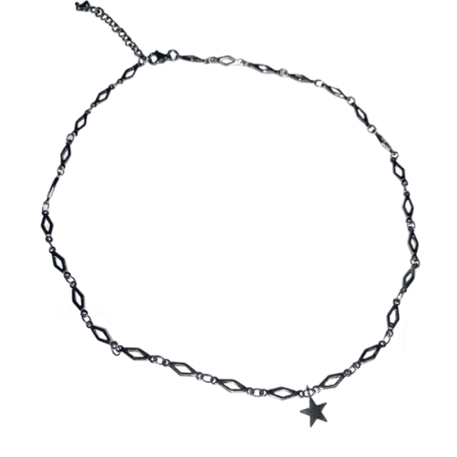 스타 스퀘어 써지컬 목걸이