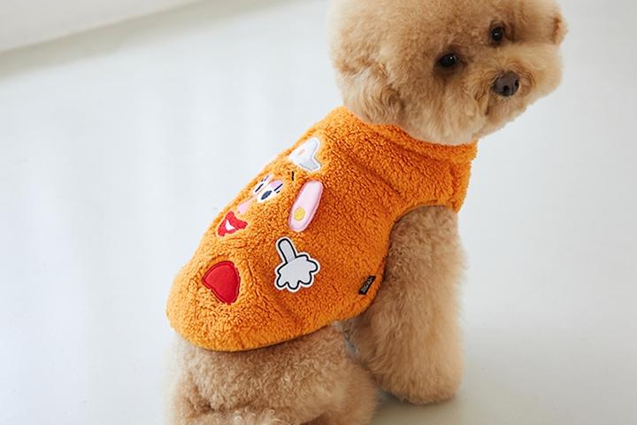 강아지 뽀글이 토이스토리 포테이토 플리스 집업