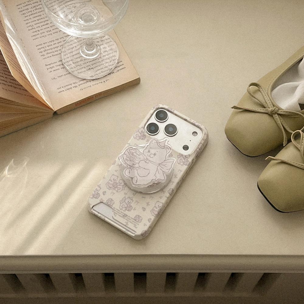 vintage bakery bears 디자인 [맥세이프 카드수납 폰케이스]