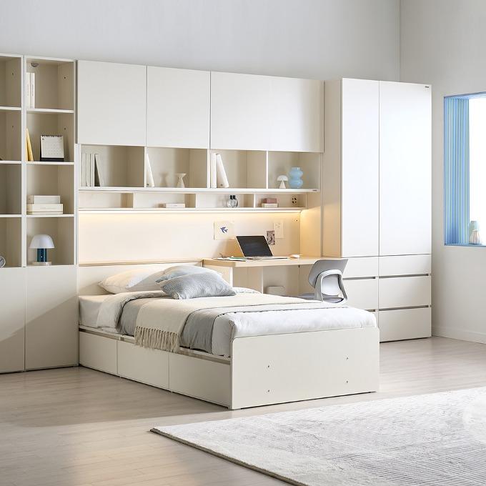 [꿈꾸는요셉 SE0 등급] 스틴 올인원 빌트인 침대 SS 프레임 모음전