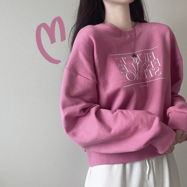 (3color/아방핏!)스튜디오 런던 맨투맨