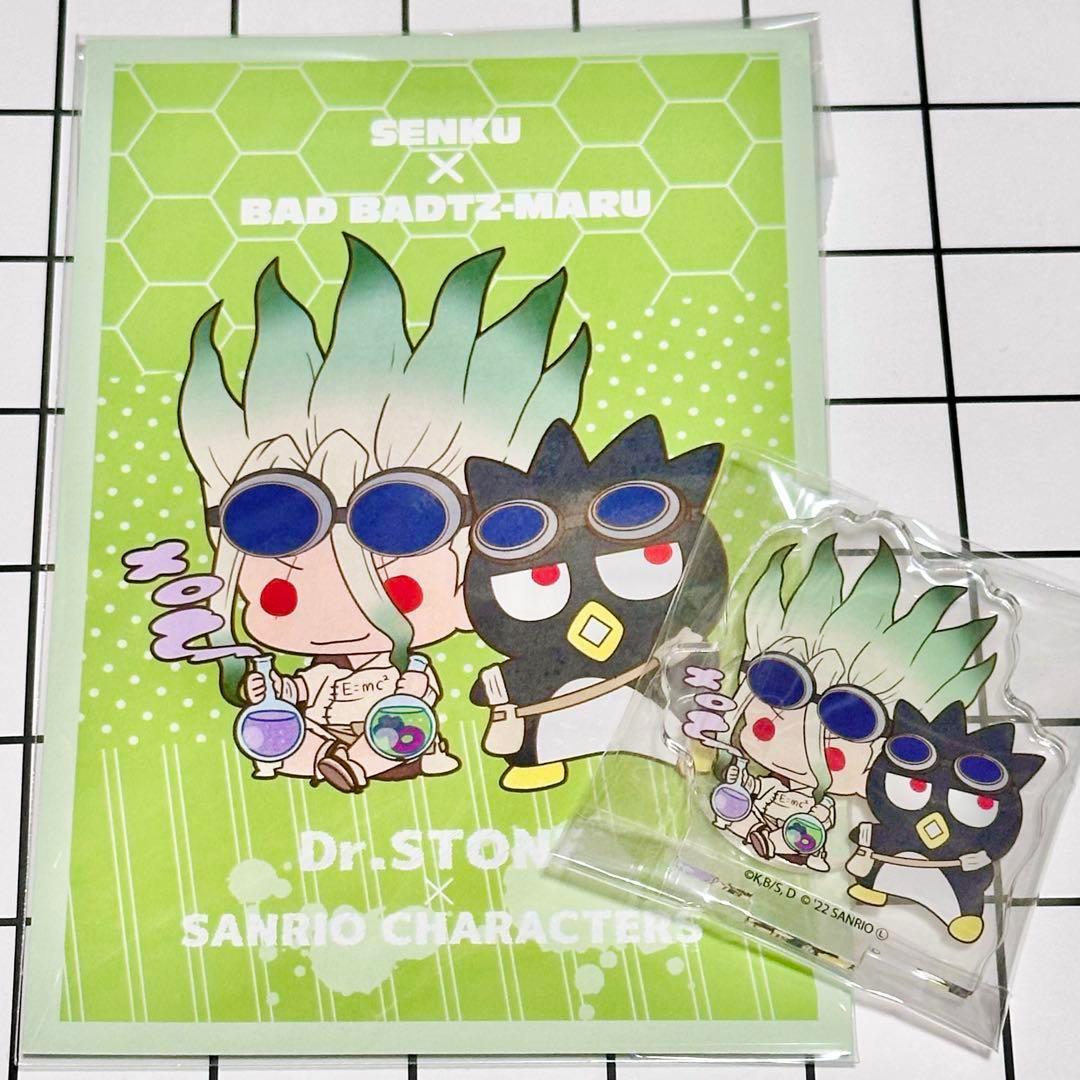 Dr.STONE×サンリオキャラクターズ　アクリルスタンド　ポストカード　千空