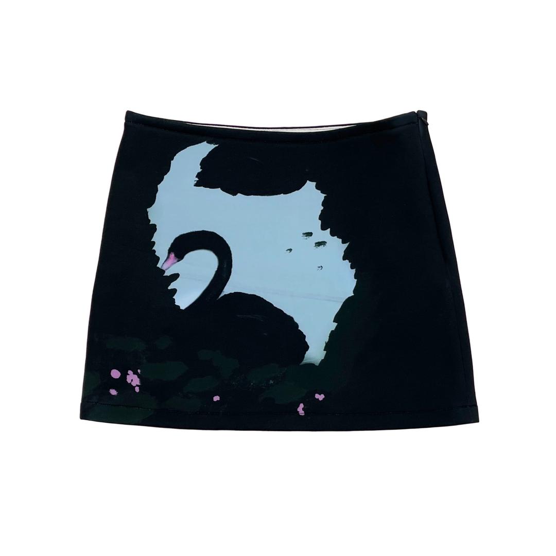 swan low waist skirt  001