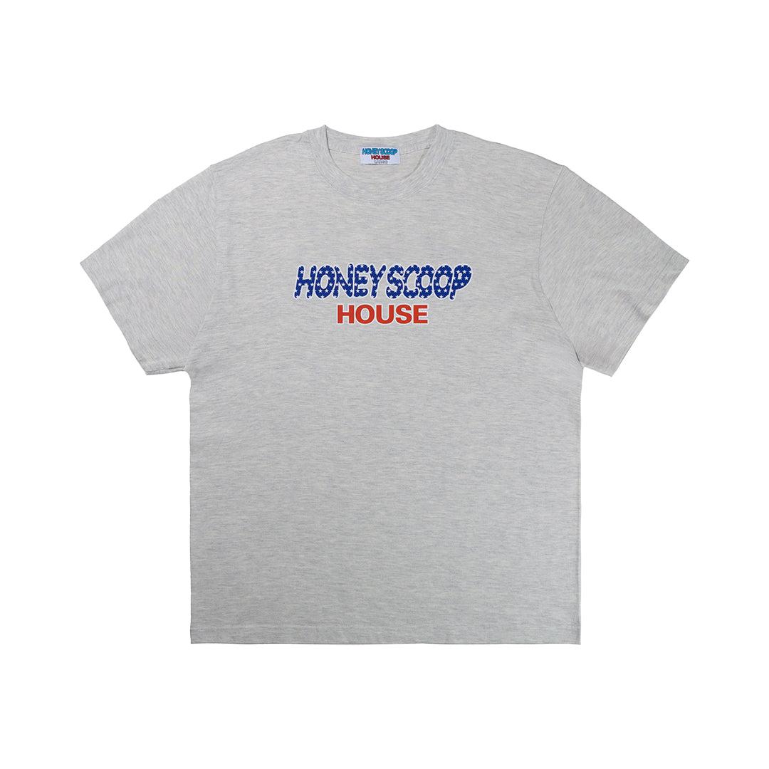 FLAG LOGO TEE OATMEAL