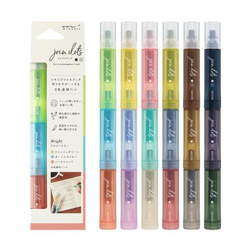 미도리 조인 도트 3색 연결펜 join dots (6종)