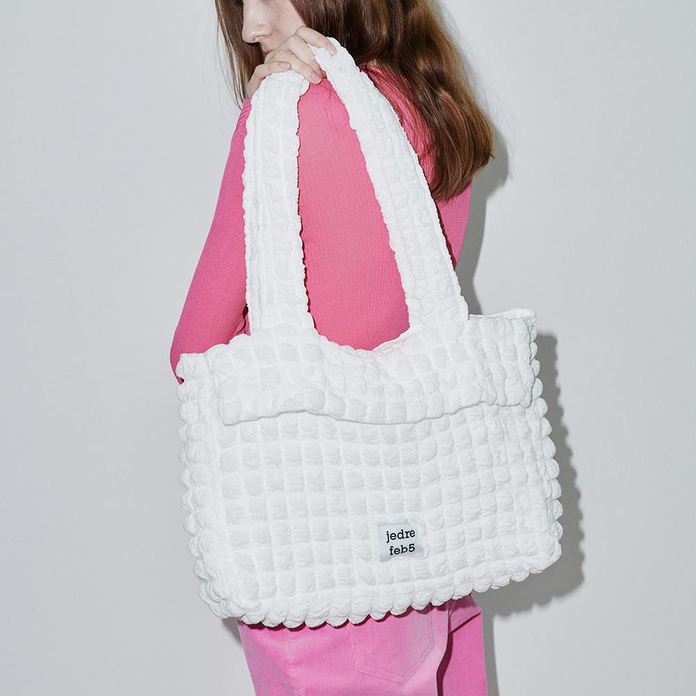 croiffle shoulder bag 크로플 숄더백 white