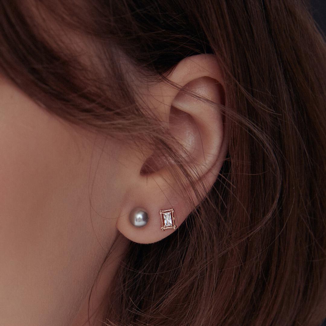 14K 그레이 진주 귀걸이 3종 택1