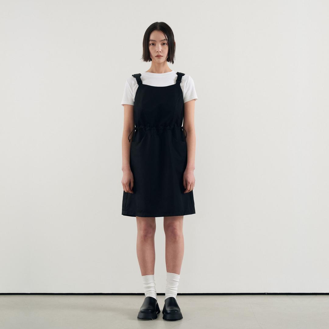 Backpack detailed mini one-piece (Black)