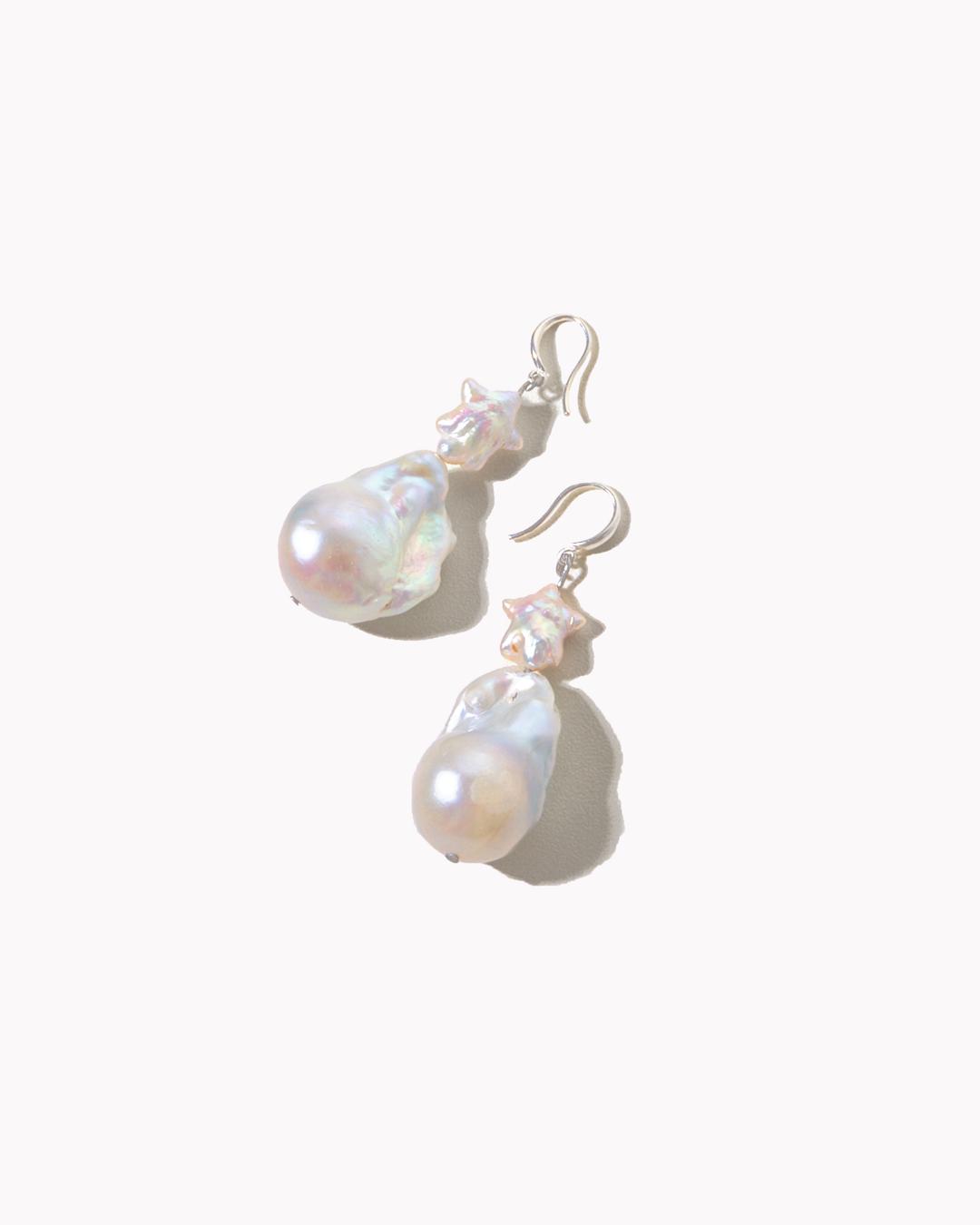 [당일출고] STAR PEARL EARRINGS