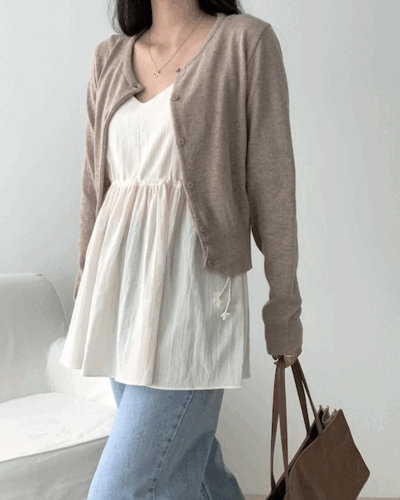 emily shirring bustier (2color)