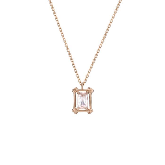 14K NOSTALGIC 스퀘어스톤 목걸이_JAHNYF111